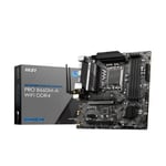 MSI PRO B660M-A WIFI DDR4 Carte Mère, Micro-ATX - Pour Processeurs Intel Core 12è Gén, LGA 1700 - Memory Boost DDR4 4800+MHz/OC, Slot PCIe 4.0 x16, 2 x Slots M.2 Gen4, LAN 2.5G, Wi-Fi 6