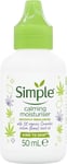 Simple Calming Moisturiser Cream with Hemp Seed Oil Sensitive Skin 50ml