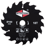 Mitsutomo Sågklinga cirkelsåg 160x20 mm 18T