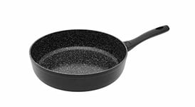 Gerlach Granitex Ceramic Coated Frying Pan Ceramic Pan Suitable for Induction Cookers for Electric Gas Ceramic Induction Hob Kitchen Accessories 28 cm