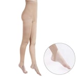 FEIGER Medical Compression Stockings Compression Panty Hose Varicose Veins 20-30mmHg Elastic Nursing Socks Compression Stockings (Color : Beige Anchored Pants, Size :