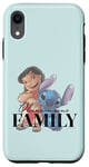 Coque pour iPhone XR Disney 100 Anniversary Lilo & Stitch D100 Citation Ohana