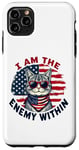 Coque pour iPhone 11 Pro Max I Am The Enemy Within Harris vs Trump Élection américaine 2024 drôle