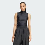 adidas Ruched 3-Stripes Crop Top Women