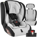 tectake® Siège auto bébé enfant dès 15 mois Siege auto bebe avec Harnais 5 points, fixation sécurisée & réducteur de siège Voiture enfant Sécurité enfant Sièges auto Siège auto bouclier