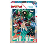 Educa - DC League of Super-Pets : Puzzle pour Enfants de 300 pièces. Dimensions approximatives Une Fois assemblé : 40 x 28 cm, Recommandé à partir de 6 Ans (19486)