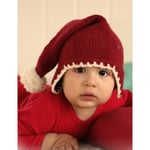 Santa Baby by DROPS Design - Baby Nisselue Strikkeoppskrift str. 1/3 m - 3/4 Ã¥r