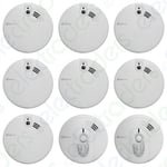 Set of 7 x KF20 Optical Smoke Alarms & 2 x Kidde KF30 Heat Alarm