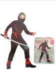 Costume De Ninja Pour Enfants Garçons Fête De Carnaval 10-12 Ans Bal