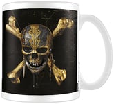 Pyramid International Pirates of the Caribbean (Skull) Official Boxed Ceramic Coffee/Tea Mug, Paper, Multi-Colour, 11 x 11 x 1.3 cm