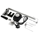 ADDFOO Bbq Barbecue Rotisserie Spit Universal Kit Bbq Motor for Electric Barbecue Uk Plug