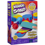 KINETIC SAND - COFFRET ARC-EN-CIEL 390 G + 6 accessoires - 6053691 - Sable magique à modèler - Jouet 3 ans, Modèle aléatoire