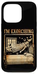 Coque pour iPhone 13 Pro Halloween Fitness Horror Ghost I'm Exorcising Funny Gym