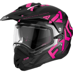 FXR Torque X Team Electric Shield Crosshjälm Svart-Elektrisk Rosa""