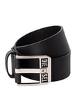 DieselBluestar II Leather Belt - Black