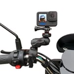 Motorcykel tillbehör hållare styre spegel fäste cykel fäste för DJI OSMO insta360 action kamera