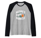 Natures Fizzy Miracle - Kombucha Tea Raglan Baseball Tee