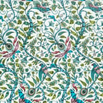 ANIMALIA ROUSSEAU WALLPAPER BLUE GREEN - JUNGLE W0104/03 EMMA J SHIPLEY