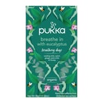 Pukka Teas Organic Breathe In with Eucalyptus - 20 Teabags x 4 Pack