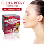 Gluta Berry 200000 mg Skin Whitening Punch Drink Acne Dark Spot Scar Remover