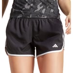 adidas Marathon 20 Womens Running Shorts Black 3 Inch Lightweight Lined Run