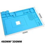 Station De Soudage À Degrés De Chaleur,Tampon De Réparation Isolant De Travail,Polymères De Silicium,Plateforme De Maintenance De Bureau,Outil Pour Montre Et Téléphone - Type 46x30cm