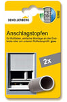 Schellenberg 52002 Butée de volet roulant, 2 pièces, 20 x 40 mm, Gris