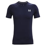 Under Armour Men's UA HG Armour Fitted SS, Lightweight Mens' Running Top, Breathable and Quick-Drying Compression Top