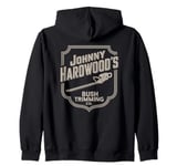 Johnny Hardwood's Bush Trimming Company, Funny Gardener Zip Hoodie