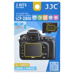 JJC LCP-D800 LCD Guard Film Camera Screen Display Protector for NIKON D800 D800E