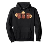 Be My Food Funny Sweet Romantic Couple Choco And Pancake Pullover Hoodie