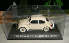 VW CAROCHA BEIGE 1985 IXO ALTAYA 1/43 VOLKSWAGEN BEETLE KAFER COCCINELLE METAL