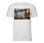 T-Shirt Homme Col Rond Fallout 4 Vaisseau Jeux Video Apocalypse Survival