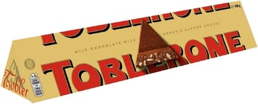 Toblerone Milk Chocolate with Honey and Almond Nougat, Established in 750g