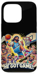 Coque pour iPhone 13 Pro Ballin with the Messiah Rejoignez la communauté Jesus Basketball