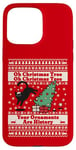 iPhone 15 Pro Max Oh Christmas Tree cat Ugly Christmas Sweater Funny cat lover Case