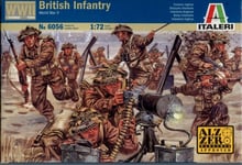 WWII British Infantry Figurines Plastique Kit 1:72 Model Italeri