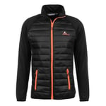 Peak Mountain CALER/WZ Blouson Homme, Noir/Orange, FR : XL (Taille Fabricant : XL)