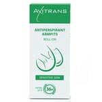 Axitrans Sensitive Extra Strength Antiperspirant Roll on Deodorant - Lasts up to 36 Hours - Long Lasting Sweat Protection for Excessive Sweating & Eliminates Odours - Sweat Block for Men & Women, 20ml