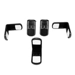 5x Cabinet Drawer Door Locks Children Protect Home Accident Proof Lock Black