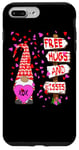 Coque pour iPhone 7 Plus/8 Plus Cute Valentines Gnome Hearts Free Hugs and Kisses