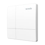 Tenda i23 AC1200 Point d'accès(Wi-FI 802.11ac Double Bande, 1 Port Gigabit, gérable Via APP/Interface Web, 802.3at PoE+ Powered, avec Bloc d'alimentation Blanc)