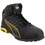 Puma Safety Amsterdam Mid Leather Black Safety Boots