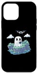 Coque pour iPhone 12 mini Drone drôle fantôme volant Halloween RC Quadrocopter fantôme