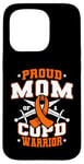 Coque pour iPhone 15 Pro Ruban orange « Proud Mom Of A COPD Warrior »