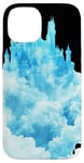 Coque pour iPhone 14 Château Majestueux Flottant dans les Nuages