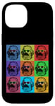 Coque pour iPhone 14 Karl Marx Pop Art, Portrait Revolutioniere, Rétro Vintage