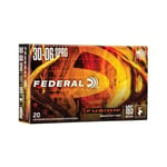 Federal 30-06 Fusion 165 grain SP riflepatron (29,95 pr stk)