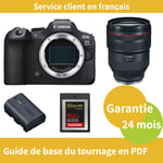 Canon EOS R6 Mark II caméra+Canon Objectif RF 28-70mm f/2 L USM+Canon batterie LP-E6NH Officielle+SanDisk 512 Go Extreme SD card PRO CFexpress Type B