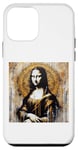 Coque pour iPhone 12 mini Illustration artistique de Mona Lisa Graffti Style d'art de rue